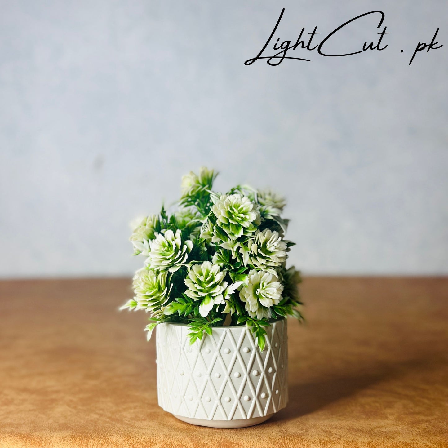 Green white mix Home Decor Artificial plants and Flower