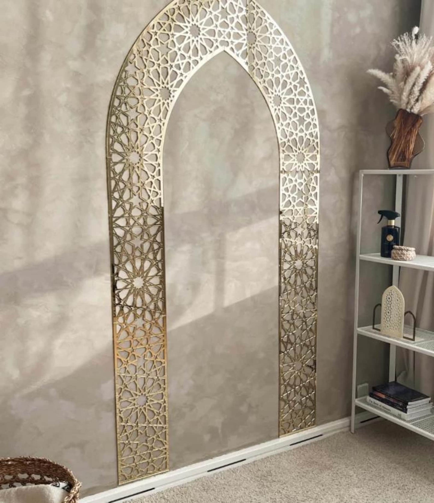 Mehrab Wall Art for Prayer Area Room – Elegant Namaz Decor Piece